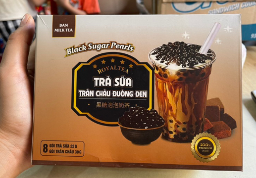 Trà sữa Trân châu Đường đen 416g